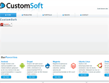 Tablet Screenshot of customsoft.nl